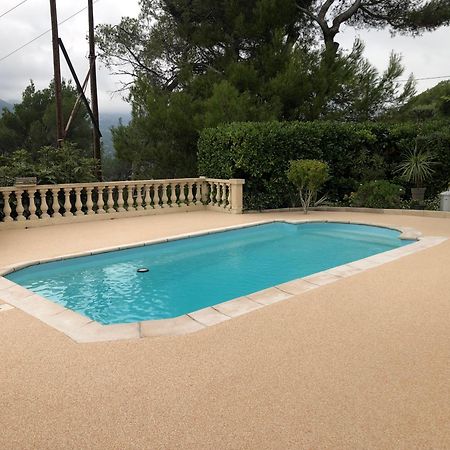 Charmante Villa A 15 Min De Nice Avec Piscine Blausasc Eksteriør bilde