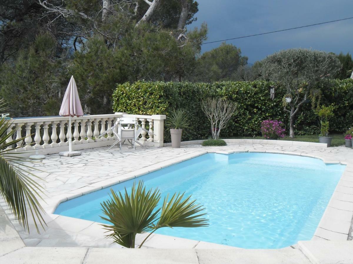 Charmante Villa A 15 Min De Nice Avec Piscine Blausasc Eksteriør bilde