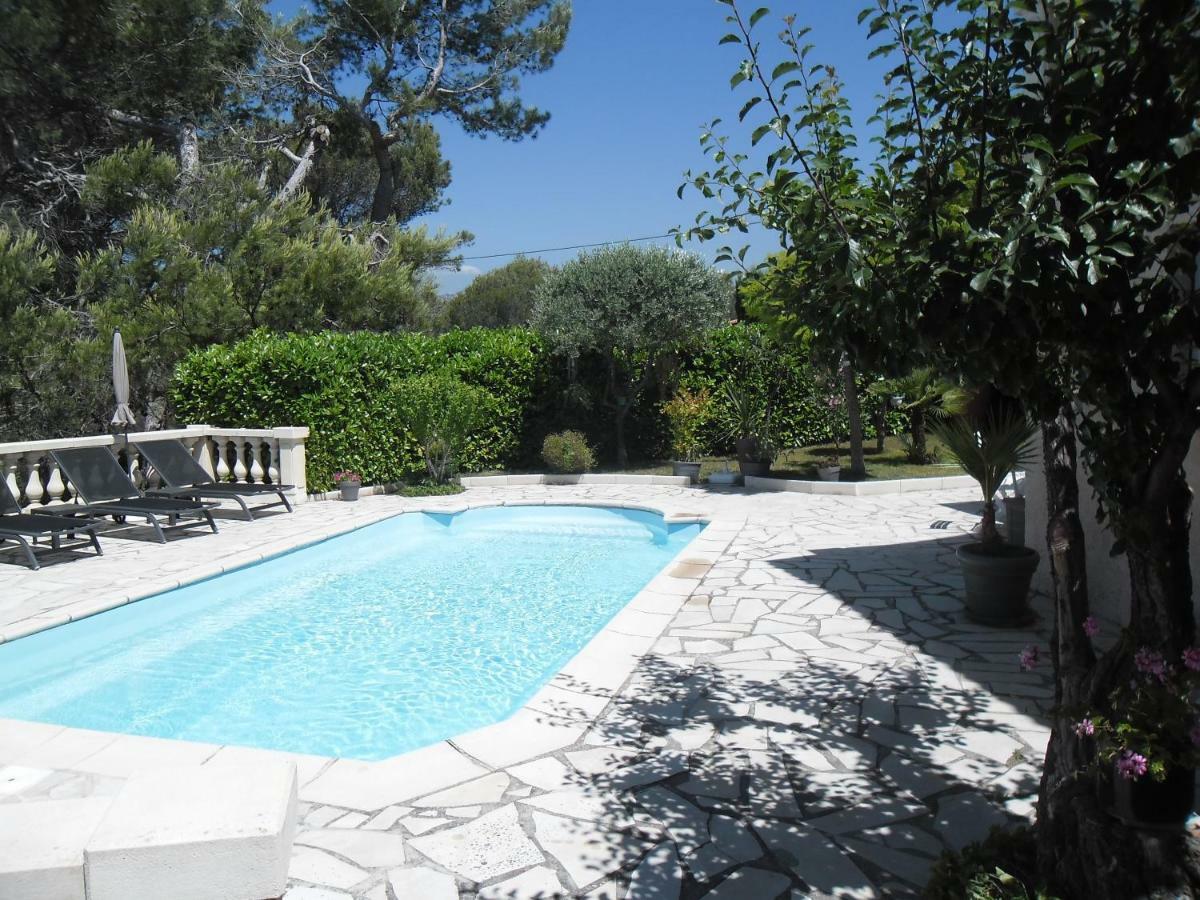 Charmante Villa A 15 Min De Nice Avec Piscine Blausasc Eksteriør bilde